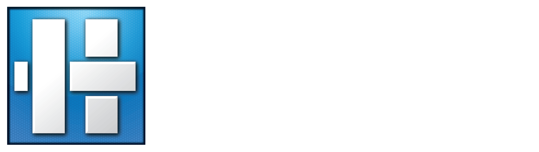 Hirsch logo (justified) wht
